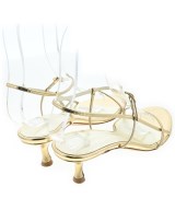 BRENTELLA（ブレンテッラ）サンダル ゴールド サイズ:EU37(23.5cm位) レディース/2200636249127