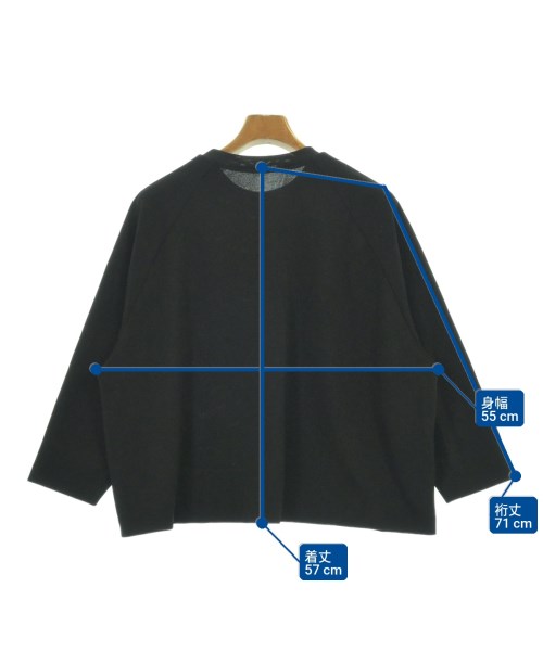 himukashi（ヒムカシ）Tシャツ・カットソー 黒 サイズ:1(S位) メンズ/2200729053013