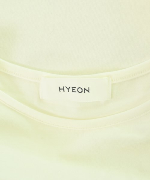 HYEON（ヘヨン）Tシャツ・カットソー 白 サイズ:F レディース/2200701236434