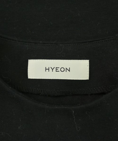 HYEON（ヘヨン）Tシャツ・カットソー 黒 サイズ:F レディース/2200701236458