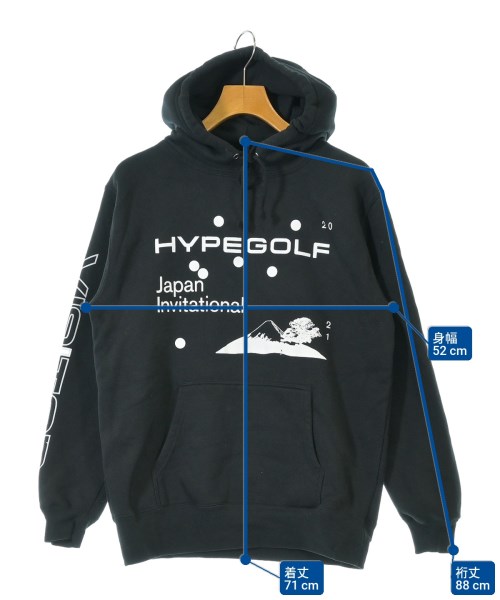 HYPEGOLF（ハイプゴルフ）パーカー 黒 サイズ:-(M位) メンズ/2200631267133