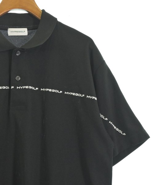 HYPEGOLF（ハイプゴルフ）ポロシャツ 黒 サイズ:L メンズ/2200620690010
