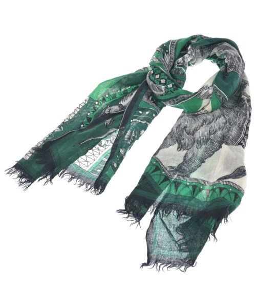 INOUI EDITIONS(イヌイエディションズ)ストール 緑 サイズ:-/2200642440037