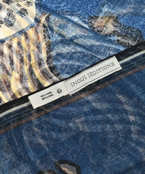 INOUI EDITIONS（イヌイエディションズ）マフラー 青 サイズ:- レディース/2200621648072