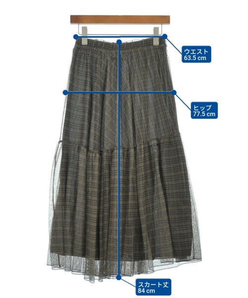 LE STREGHE（レストレーゲ）ロング・マキシ丈スカート 黒 サイズ:S レディース/2200607281019