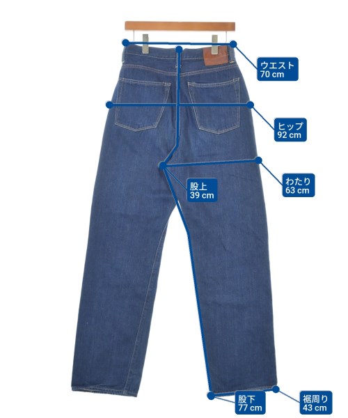 LENO&CO（リノアンドコー）デニムパンツ 紺 サイズ:4(XL位) メンズ/2200612155053