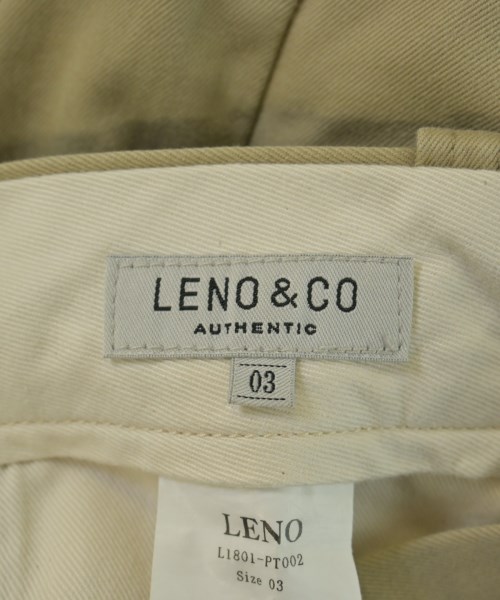 LENO&CO（リノアンドコー）チノパン ベージュ サイズ:3(L位) メンズ/2200717569090