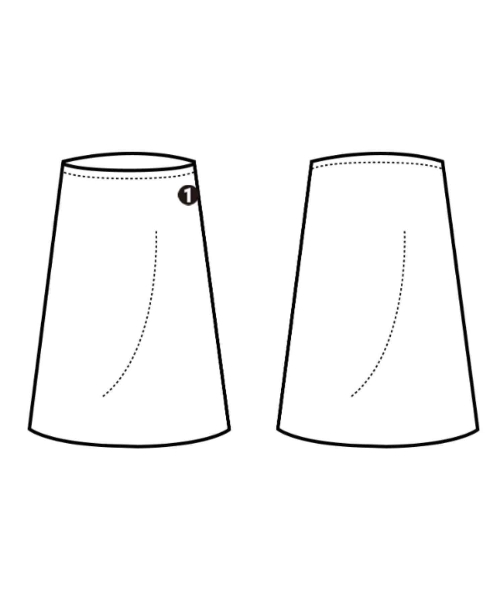 LILASIC（リラシク）ロング・マキシ丈スカート 青 サイズ:M レディース/2200642969255