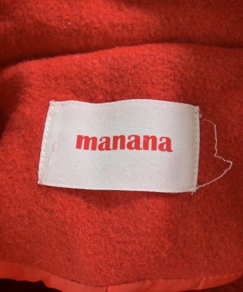 manana suerte（マニャーナスエルテ）ステンカラーコート 赤 サイズ:F レディース/2200616941256