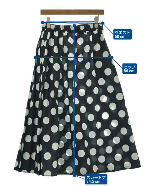 manana suerte（マニャーナスエルテ）ロング・マキシ丈スカート 黒 サイズ:M レディース/2200619631024