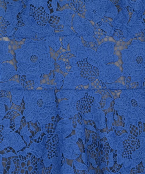 Monique Lhuiller（モニークルイリエ）ワンピース 青 サイズ:6(L位) レディース/2200667050105