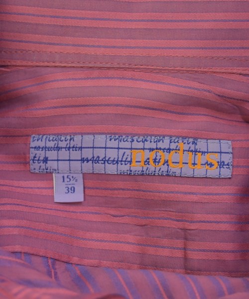 nodus（ノードゥス）カジュアルシャツ ピンク サイズ:15 1/2(M位) メンズ/2200671652135