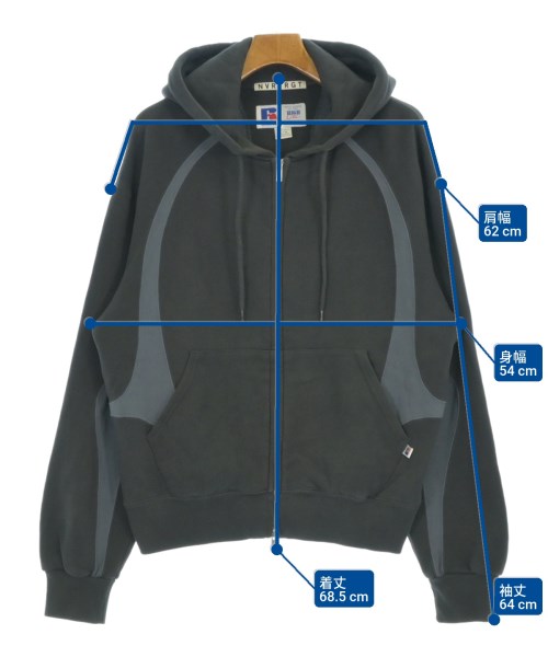 NVRFRGT（ネヴァーフォーゲット）パーカー グレー サイズ:L メンズ/2200675836012