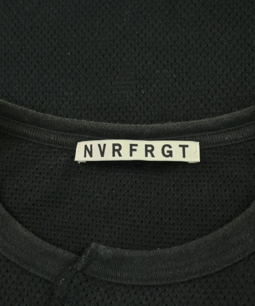 NVRFRGT（ネヴァーフォーゲット）Tシャツ・カットソー 黒 サイズ:1(S位) メンズ/2200696014079