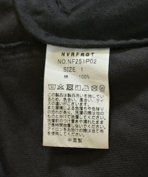 NVRFRGT（ネヴァーフォーゲット）その他 黒 サイズ:1(S位) メンズ/2200715668023