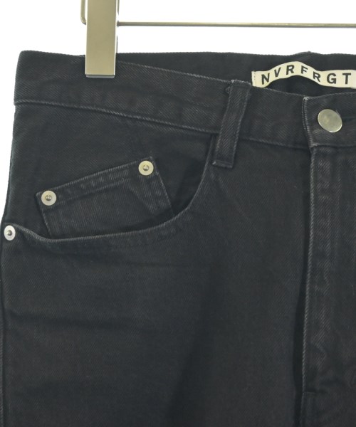 NVRFRGT（ネヴァーフォーゲット）デニムパンツ 黒 サイズ:1(S位) メンズ/2200665057052