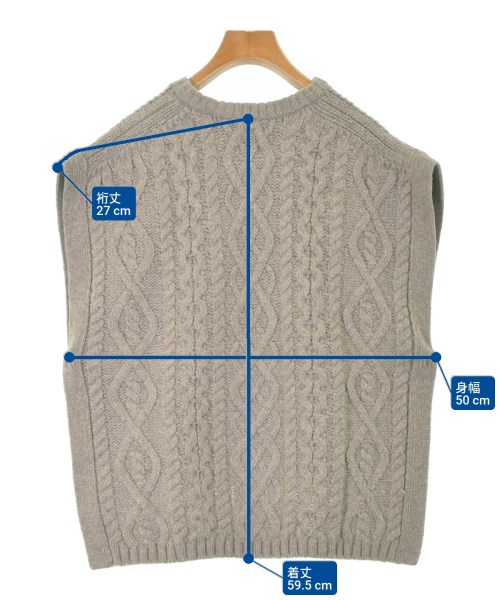 pina colada （ピニャコラーダ）ベスト/ノースリーブ ベージュ サイズ:S レディース/2200662692010