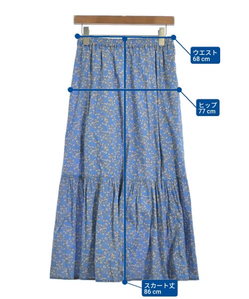 pina colada （ピニャコラーダ）ロング・マキシ丈スカート 青 サイズ:36(S位) レディース/2200663765089