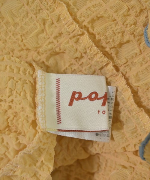 POPPY（ポピー）ブラウス 黄 サイズ:F レディース/2200697113061