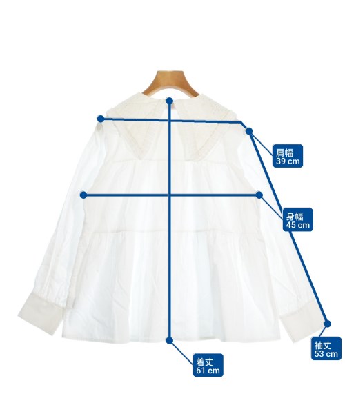 POPPY（ポピー）ブラウス 白 サイズ:F レディース/2200658572012