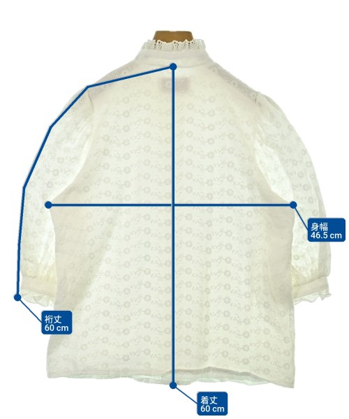 POPPY（ポピー）カジュアルシャツ 白 サイズ:F レディース/2200662020073