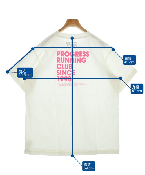 PROGRESS RUNNING CLUB（プログレスランニングクラブ）Tシャツ・カットソー 白 サイズ:XL レディース/2200644747202
