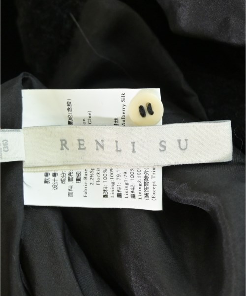 RENLI SU（レンリースー）ブラウス 黒 サイズ:M レディース/2200704874336