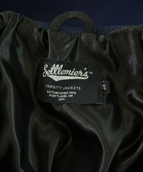 SETTLEMIERS（セトルマイアーズ）スタジャン 紺 サイズ:38(L位) メンズ/2200672907159