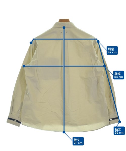 Sheba（シーバ）カジュアルシャツ ベージュ サイズ:0(XS位) メンズ/2200622534046