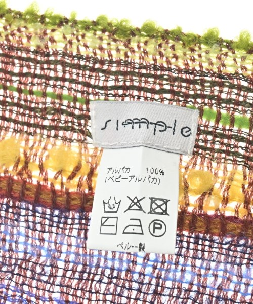 Simple（シンプル）ストール 青 サイズ:- レディース/2200611536914