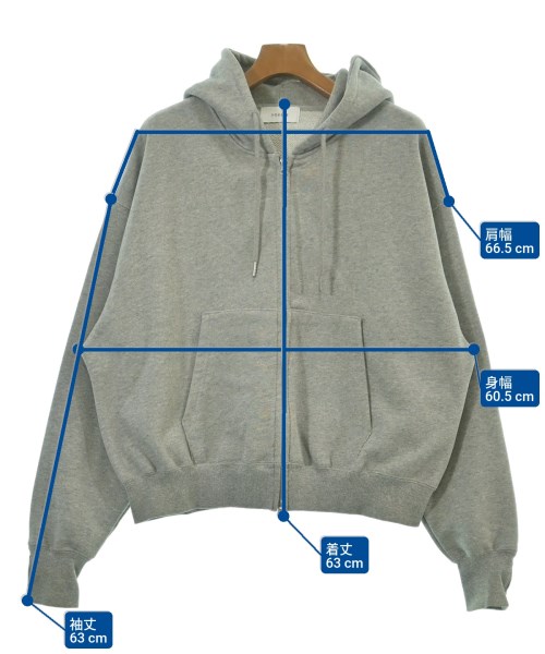 soerte（ソエルテ）パーカー グレー サイズ:2(M位) メンズ/2200624108054