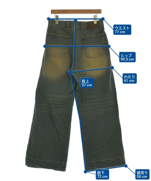 soerte（ソエルテ）デニムパンツ 紺 サイズ:2(M位) メンズ/2200653348049