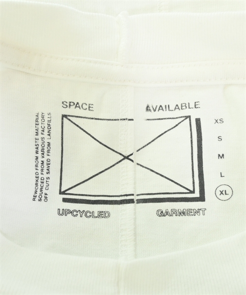 SPACE AVAILABLE（スペースアベイラブル）Tシャツ・カットソー 白 サイズ:XL メンズ/2200613422093