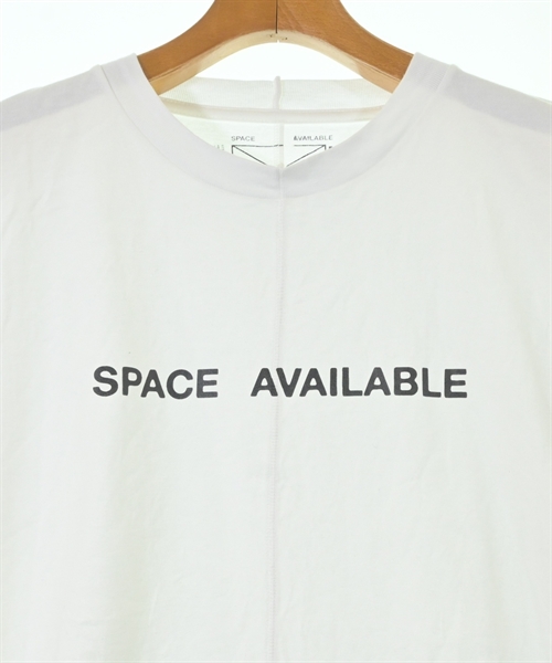 SPACE AVAILABLE（スペースアベイラブル）Tシャツ・カットソー 白 サイズ:XL メンズ/2200613422093