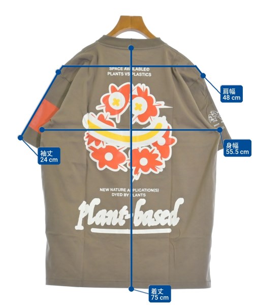 SPACE AVAILABLE（スペースアベイラブル）Tシャツ・カットソー 茶 サイズ:L メンズ/2200731064120