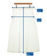 takes.（テイクス）ロング・マキシ丈スカート 白 サイズ:0(XS位) レディース/2200631139928