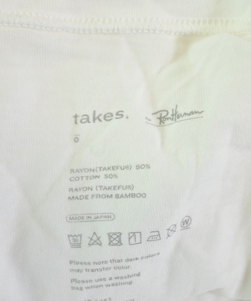 takes.（テイクス）ロング・マキシ丈スカート 白 サイズ:0(XS位) レディース/2200631166078