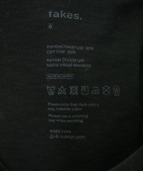 takes.（テイクス）ワンピース 黒 サイズ:0(XS位) レディース/2200631539063