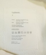 takes.（テイクス）スウェットパンツ 白 サイズ:0(XS位) メンズ/2200714280240