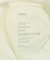 takes.（テイクス）Tシャツ・カットソー 白 サイズ:1(S位) レディース/2200639365206