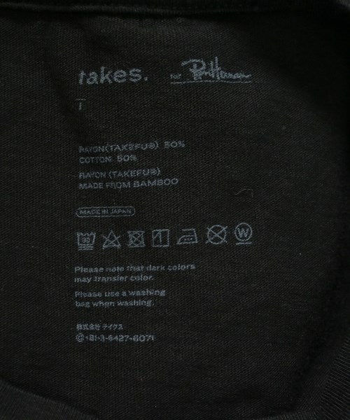 takes.（テイクス）ワンピース 黒 サイズ:1(S位) レディース/2200720793062
