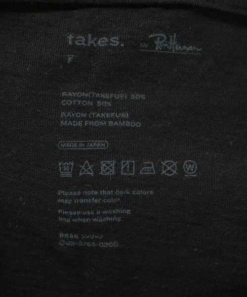 takes.（テイクス）ワンピース 黒 サイズ:F レディース/2200720793079