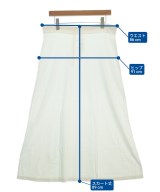 takes.（テイクス）ロング・マキシ丈スカート 白 サイズ:0(XS位) レディース/2200681548510