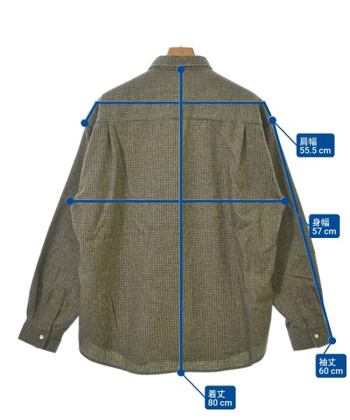 wenzday（ウェンズデイ）カジュアルシャツ 茶 サイズ:-(XXL位) メンズ/2200631304029