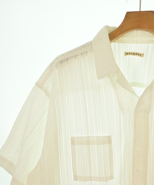 wenzday（ウェンズデイ）カジュアルシャツ 白 サイズ:3(L位) メンズ/2200633008123