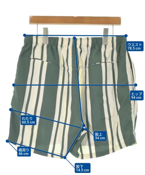 wenzday（ウェンズデイ）ショートパンツ 緑 サイズ:L メンズ/2200633008154