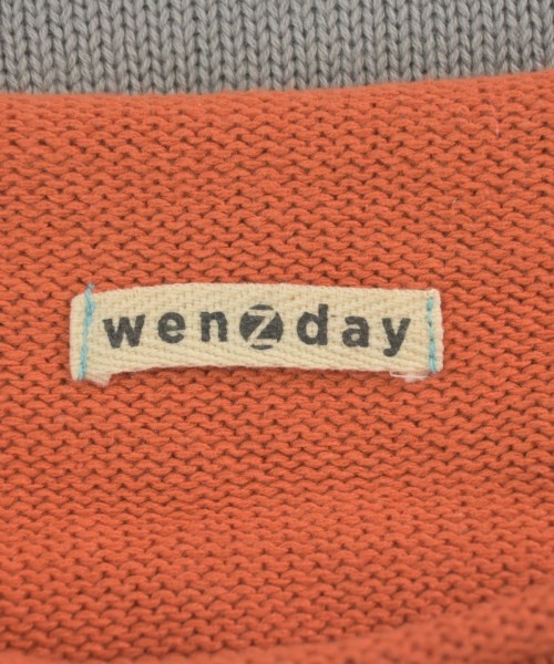wenzday（ウェンズデイ）ニット・セーター オレンジ サイズ:L メンズ/2200609774014