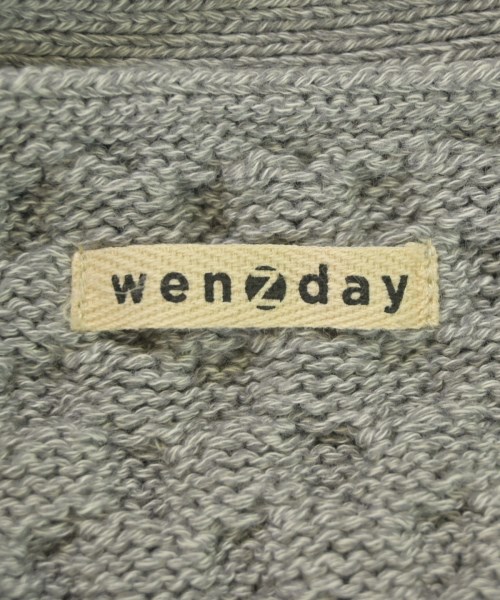 wenzday（ウェンズデイ）カーディガン グレー サイズ:L メンズ/2200672532108