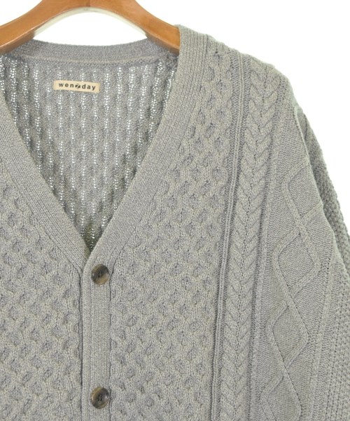 wenzday（ウェンズデイ）カーディガン グレー サイズ:L メンズ/2200672532108