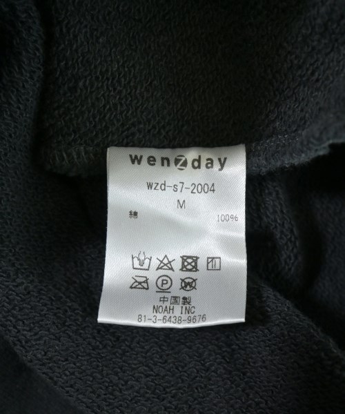 wenzday（ウェンズデイ）スウェット 黒 サイズ:M メンズ/2200711596054